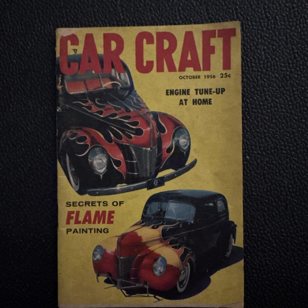 Car Craft Magazine October 1956
